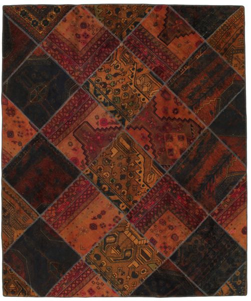 Patchwork Tapis Persan 244x205