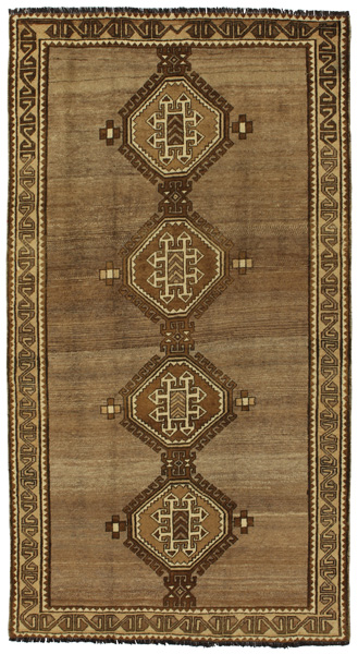 Gabbeh - old Tapis Persan 247x135