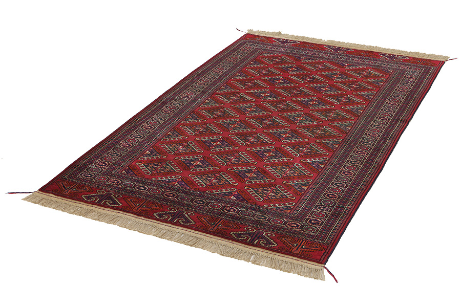 Yomut - Boukhara Tapis Turkmène 198x128 - Image 2