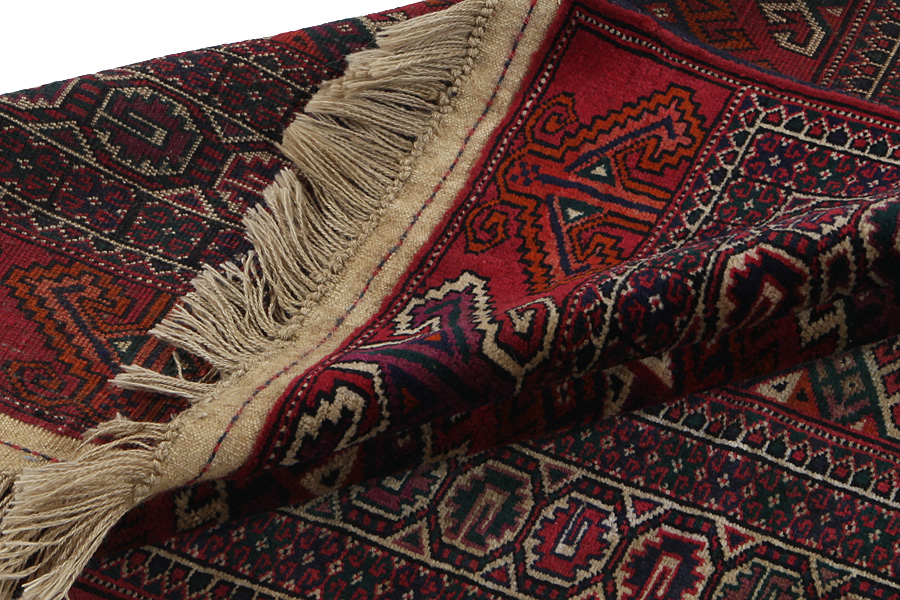 Yomut - Boukhara Tapis Turkmène 198x128 - Image 5