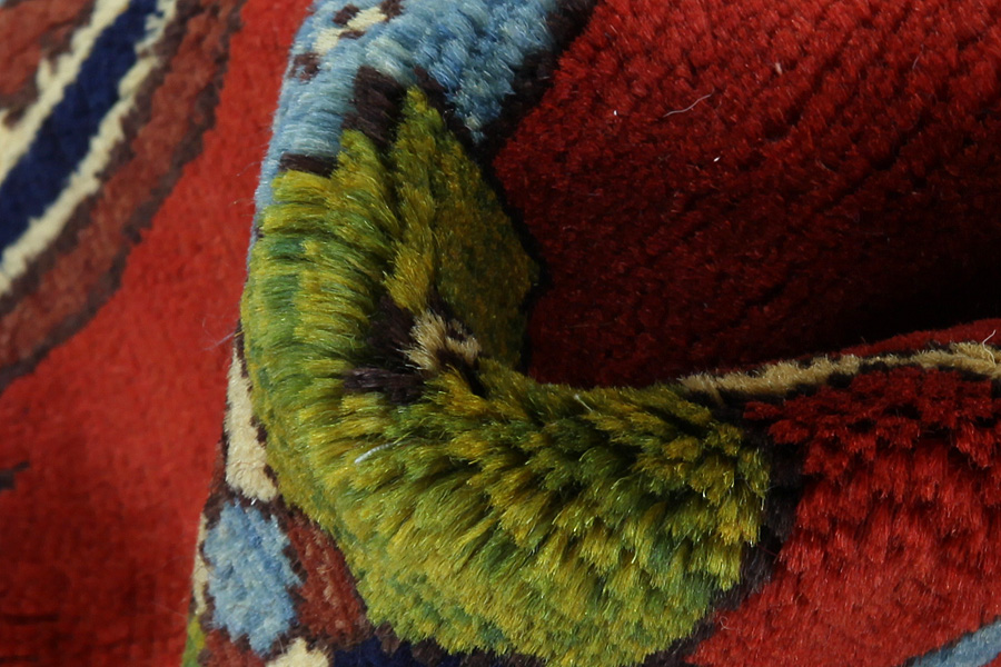 Petit Tapis Beshir Afghan Fait Main - 2'1 X 3'3 (64x99cm) - Neuf Avec étiquettes