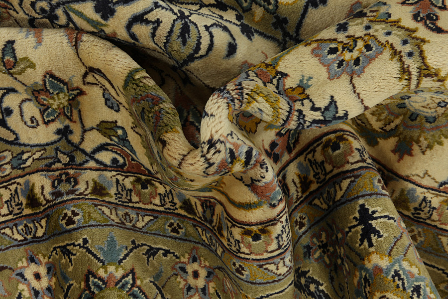 Kashan Tapis Persan 395x288 - Image 6