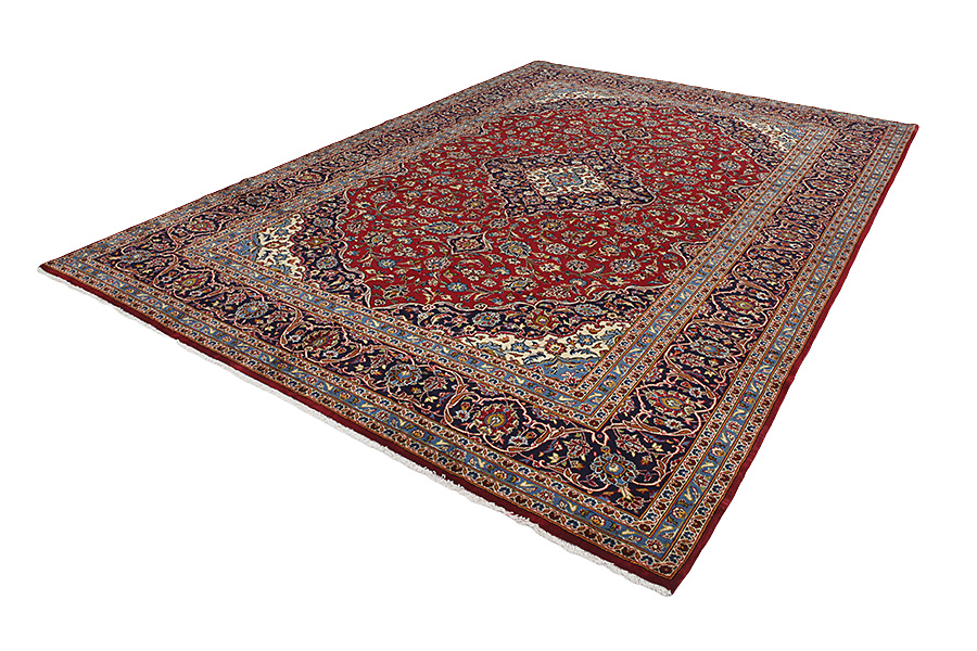 Kashan Tapis Persan 411x288 - Image 2