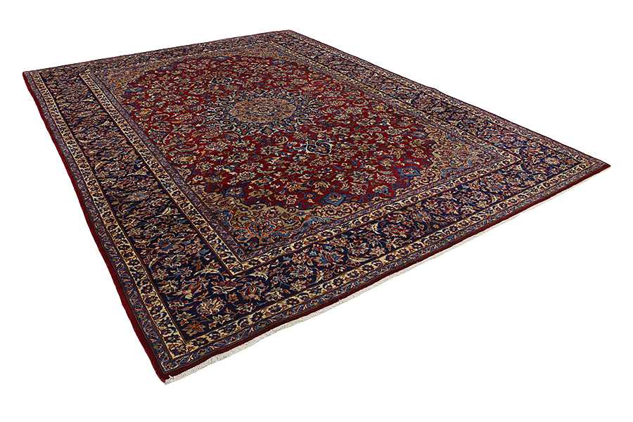 Kashan Tapis Persan 406x300 - Image 1