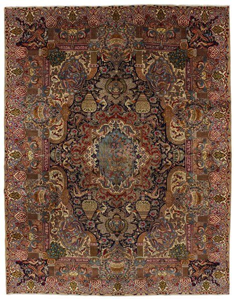 Kashmar - old Tapis Persan 393x306