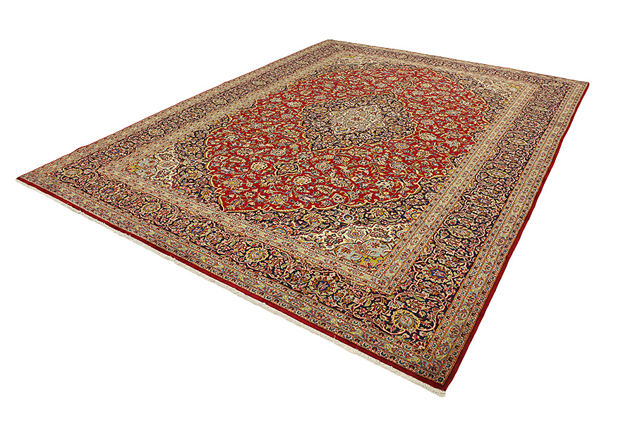 Kashan Tapis Persan 401x301 - Image 2