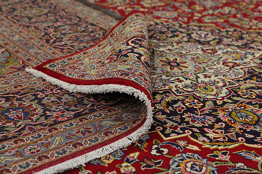 Kashan Tapis Persan 401x301 - Image 4