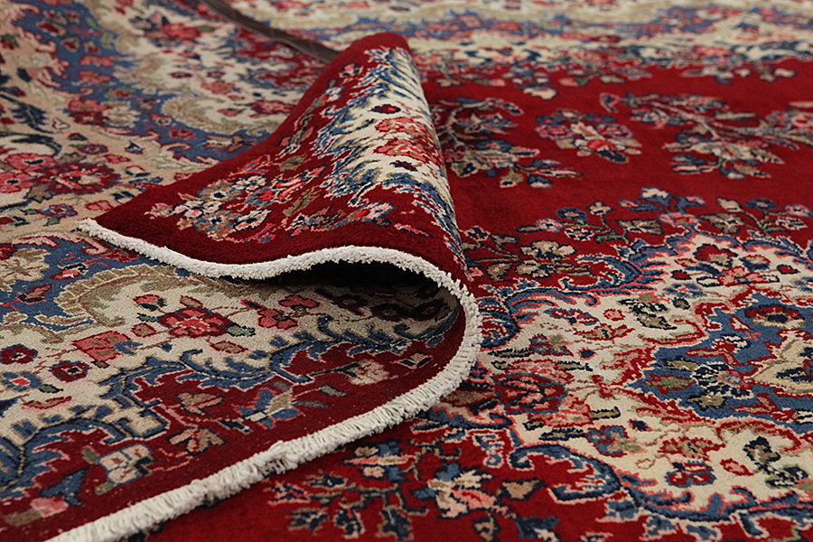 Kirman - Lavar Tapis Persan 355x275 - Image 4