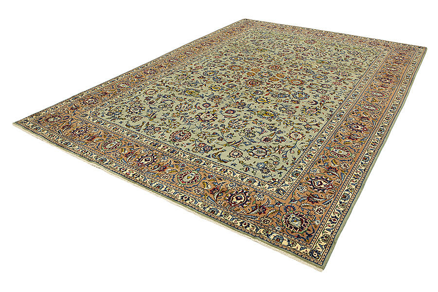 Kashan Tapis Persan 395x277 - Image 2