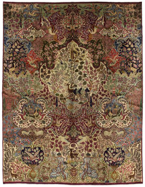 Kashmar - old Tapis Persan 396x293