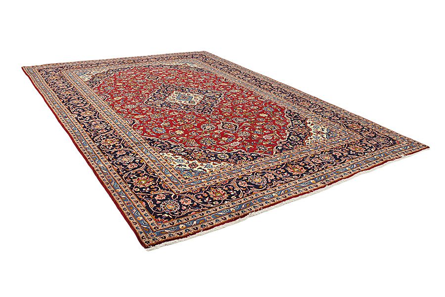 Kashan Tapis Persan 405x285 - Image 1