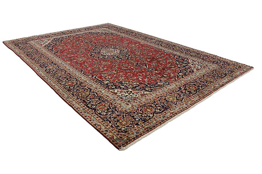 Kashan Tapis Persan 421x297 - Image 1