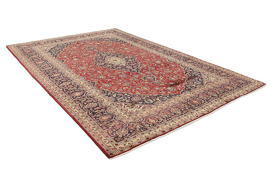 Kashan Tapis Persan 380x250 - Image 1