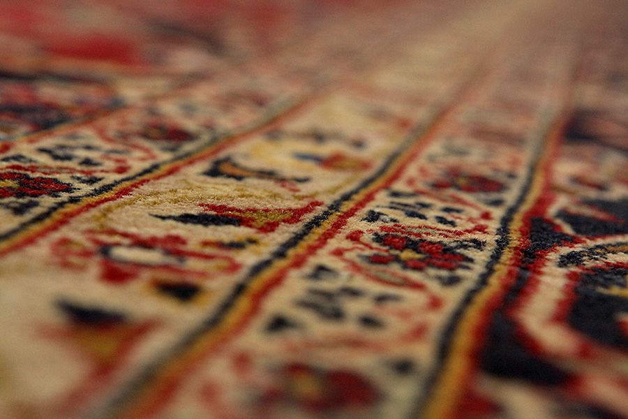 Kashan Tapis Persan 380x250 - Image 8