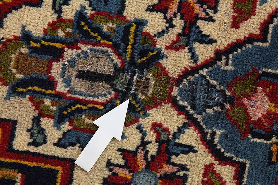Kashan Tapis Persan 380x266 - Image 8
