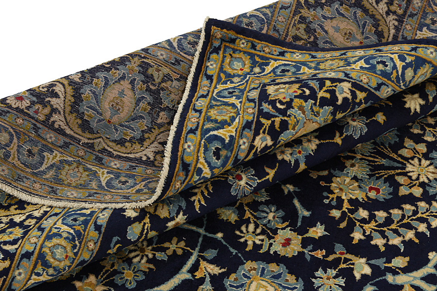 Kashan Tapis Persan 381x280 - Image 5