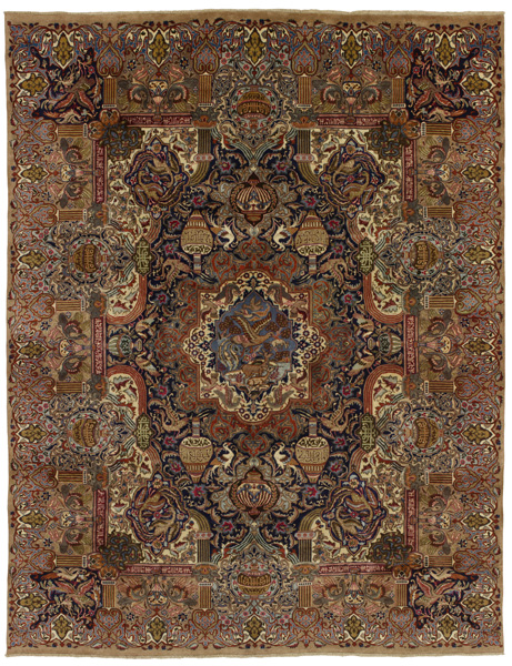 Kashmar - Khorasan Tapis Persan 387x297