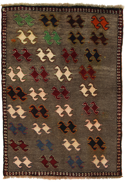 Gabbeh - Qashqai Tapis Persan 148x103