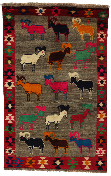 Gabbeh - Qashqai Tapis Persan 170x108