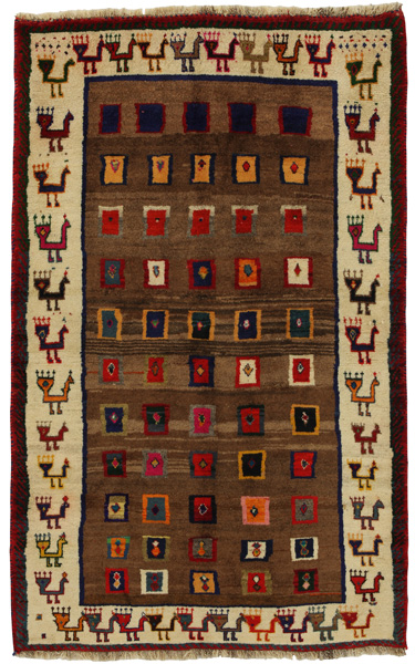 Gabbeh - Bakhtiar Tapis Persan 200x124