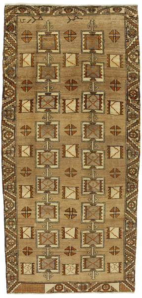 Gabbeh - Bakhtiar Tapis Persan 270x124