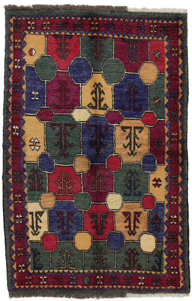 Gabbeh Tapis Persan 168x110