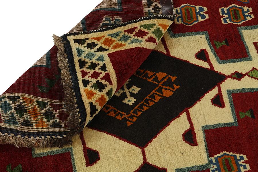 Gabbeh - Qashqai Tapis Persan 249x118 - Image 4