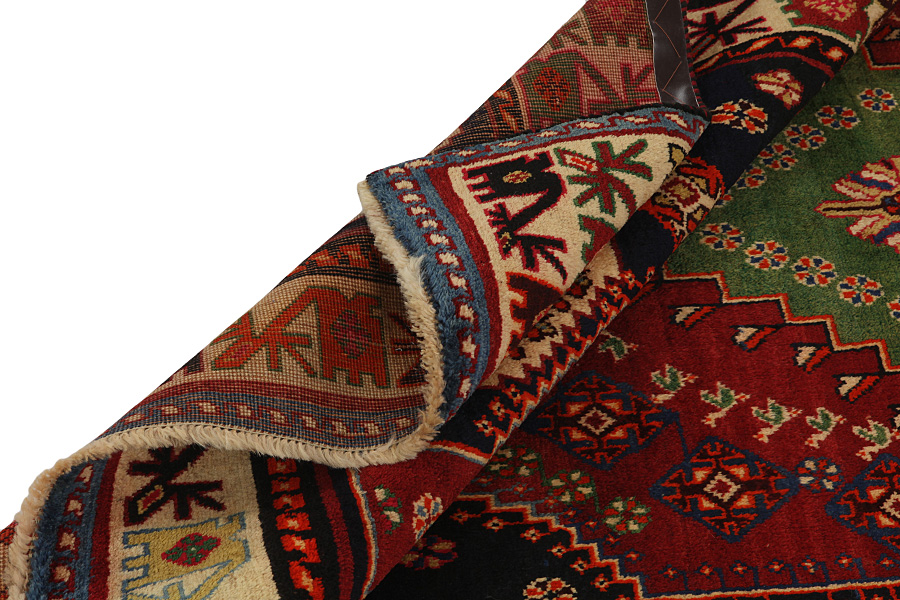 Qashqai - Shiraz Tapis Persan 252x157 - Image 4