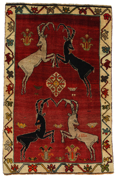 Gabbeh - Qashqai Tapis Persan 186x119