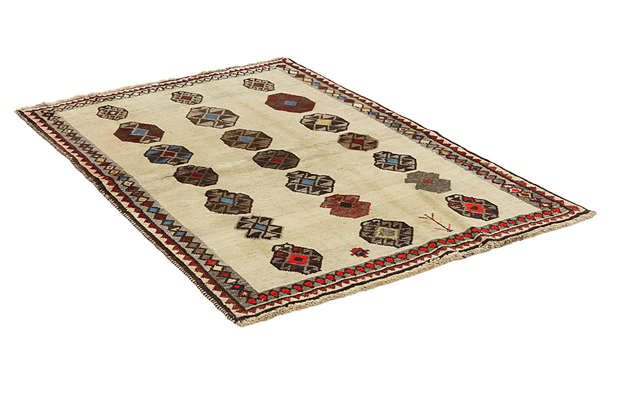 Gabbeh - Qashqai Tapis Persan 193x137 - Image 1