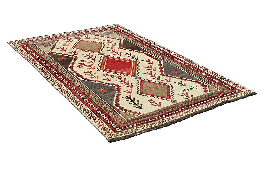 Qashqai - Gabbeh Tapis Persan 230x148 - Image 1