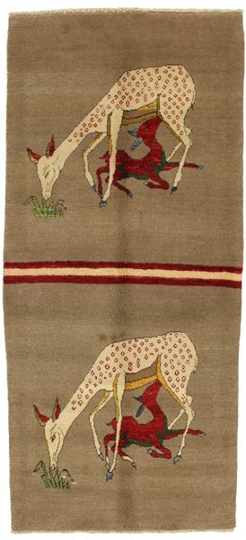 Gabbeh - Qashqai Tapis Persan 244x107