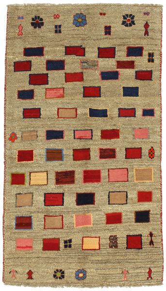 Gabbeh - Qashqai Tapis Persan 185x106