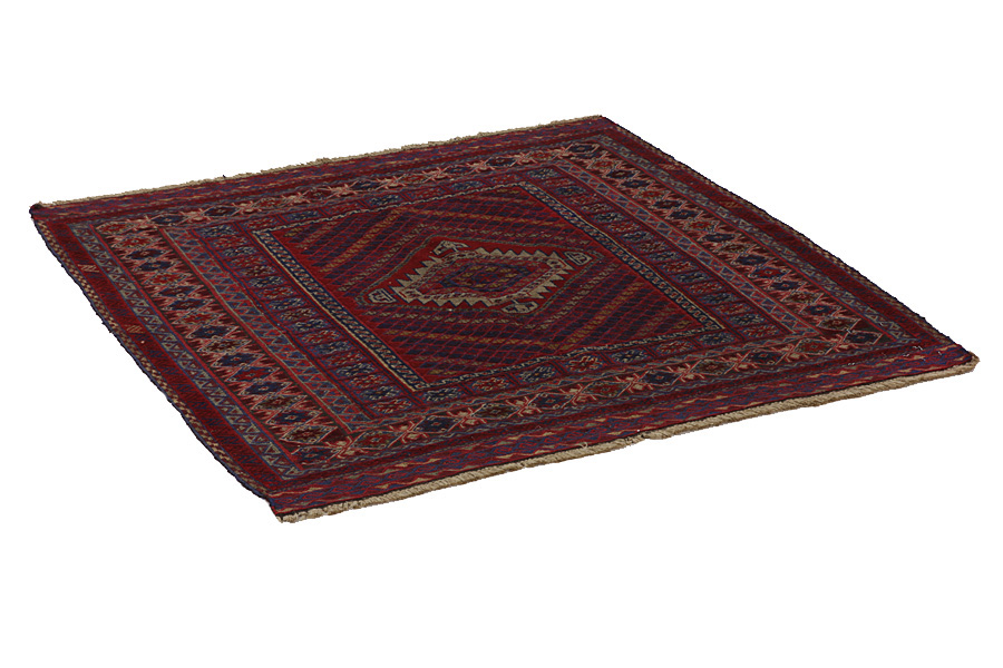 Tapis - Kilim - Turkaman 120x120 - Image 1