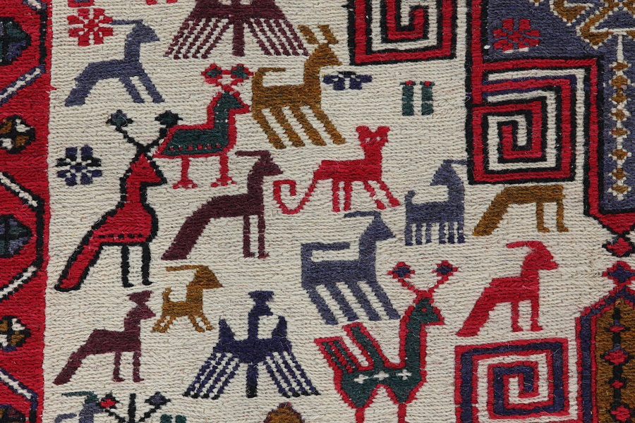 Kilim Sumak - Afshar 130x105 - Image 5