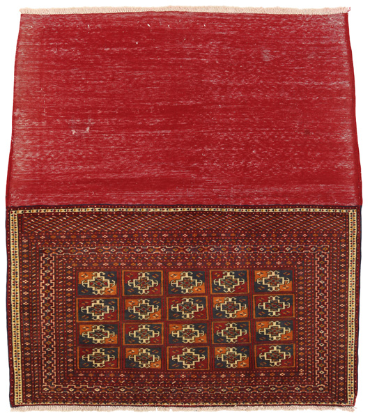 Yomut - Boukhara Tapis Persan 140x124