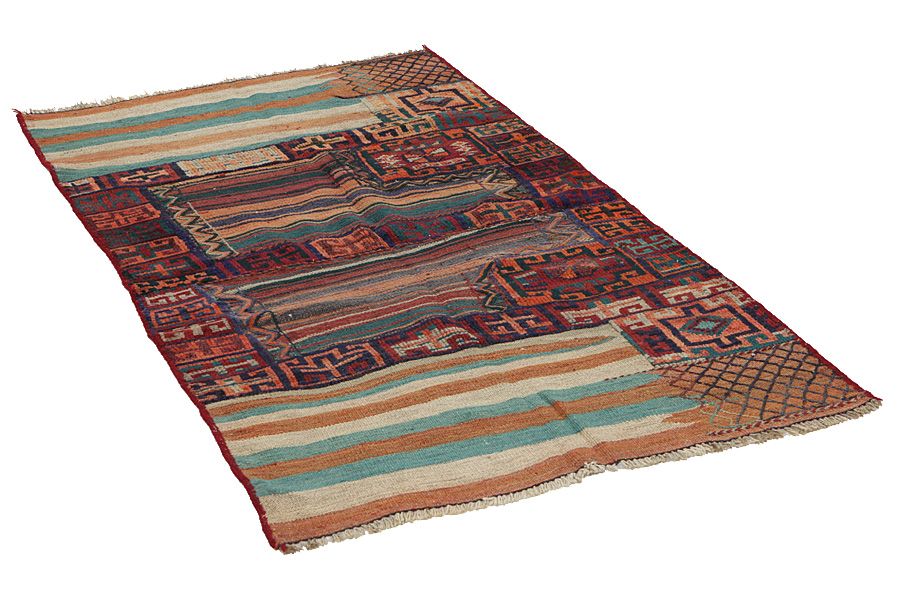Tapis - Kilim - Kurdi 182x101 - Image 1