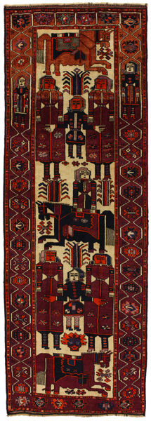 Bakhtiar - Qashqai Tapis Persan 435x150