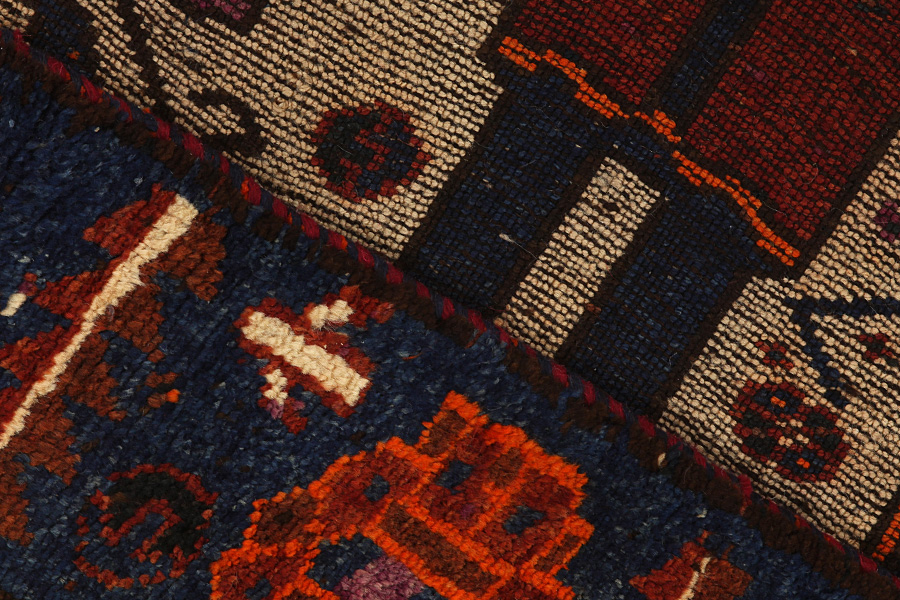 Gabbeh - Qashqai Tapis Persan 372x130 - Image 5