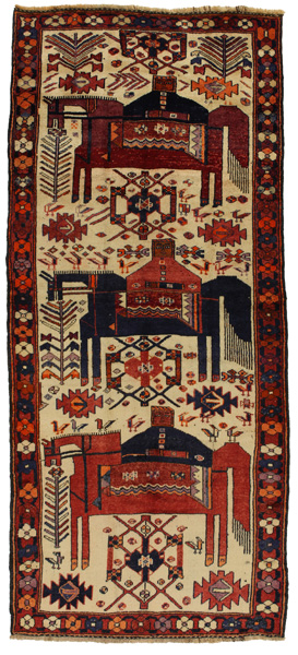 Bakhtiar - Qashqai Tapis Persan 362x157