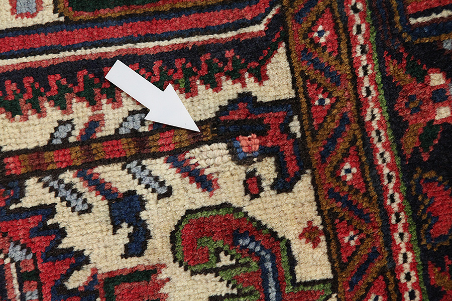 Heriz - Azari Tapis Persan 285x198 - Image 8