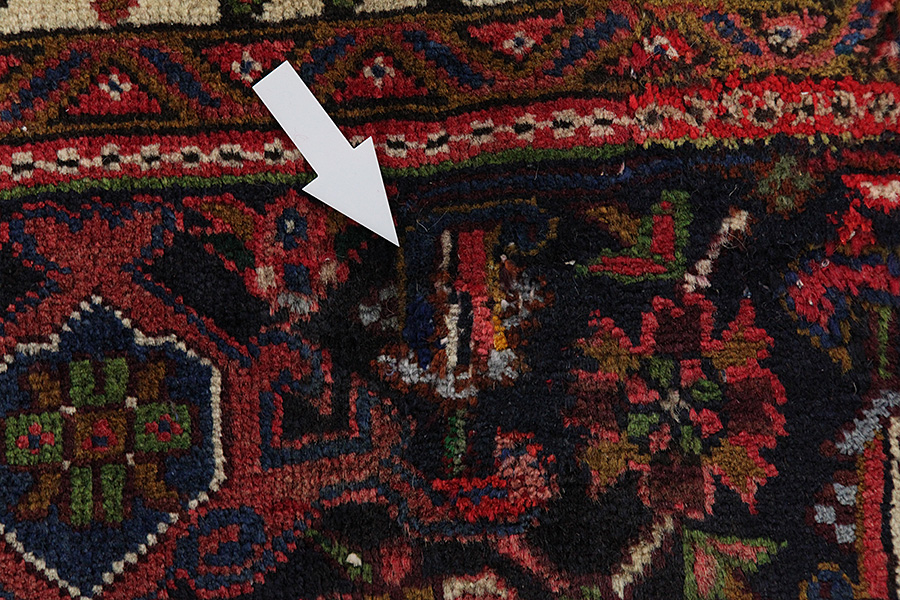 Heriz - Azari Tapis Persan 285x198 - Image 9
