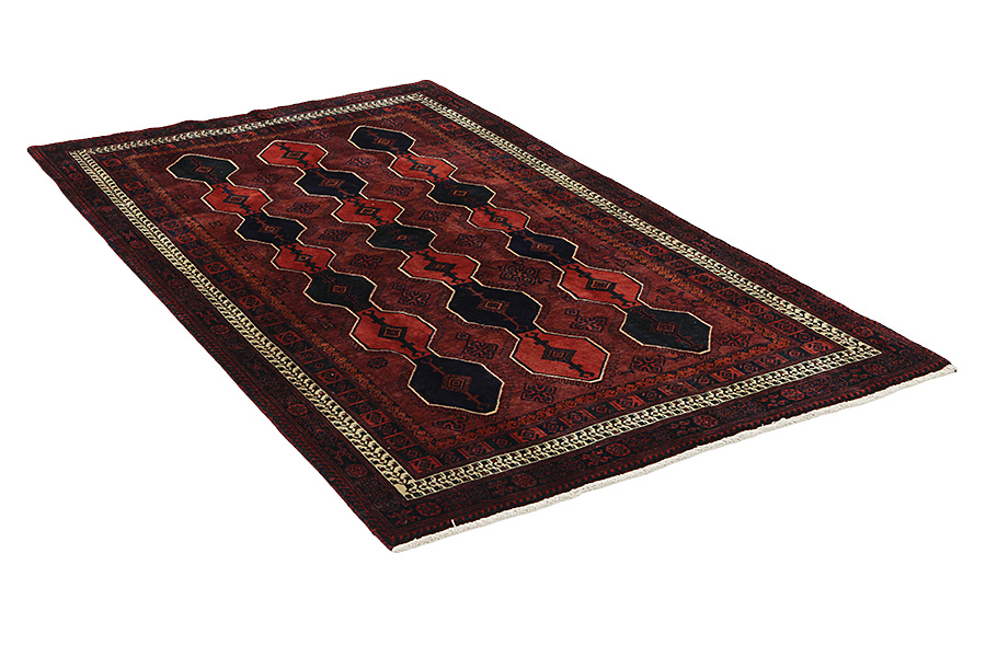 Afshar - Sirjan Tapis Persan 243x147 - Image 1