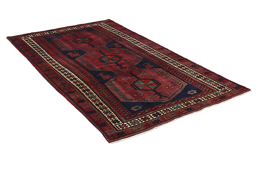 Afshar - Sirjan Tapis Persan 236x135 - Image 1