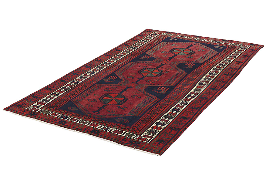 Afshar - Sirjan Tapis Persan 236x135 - Image 2