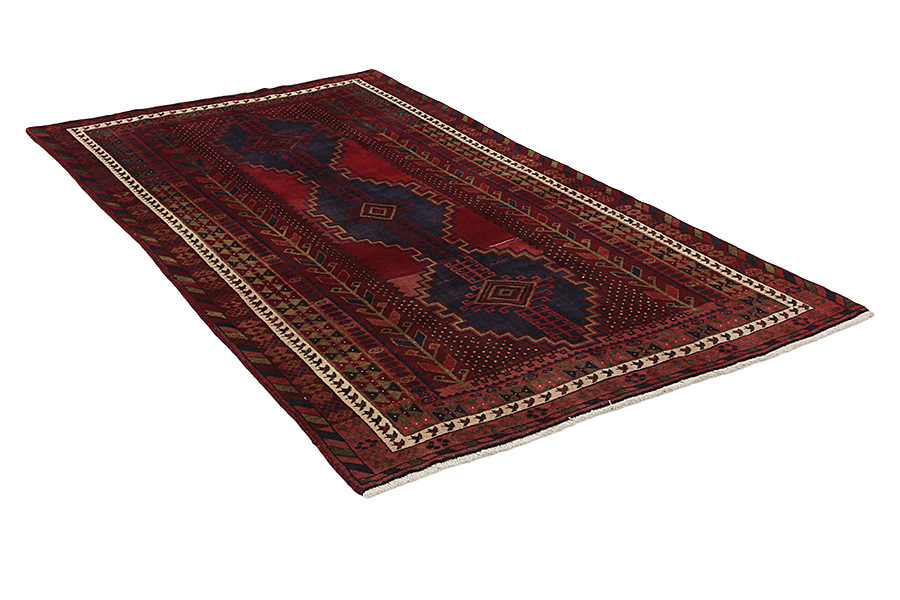 Afshar - Sirjan Tapis Persan 252x148 - Image 1