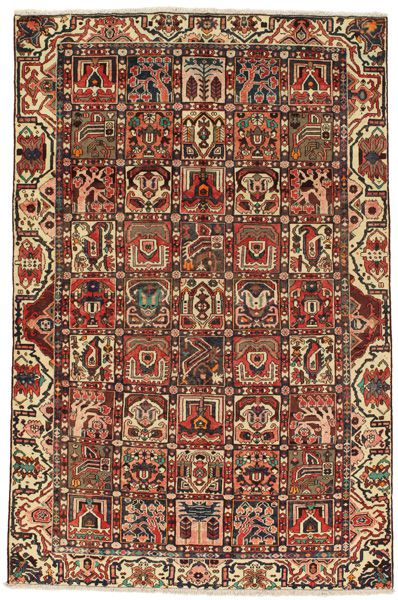 Bakhtiar - old Tapis Persan 285x186