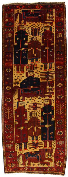 Bakhtiar - Qashqai Tapis Persan 405x150