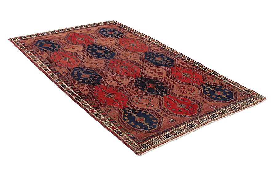 Afshar - Sirjan Tapis Persan 244x140 - Image 1