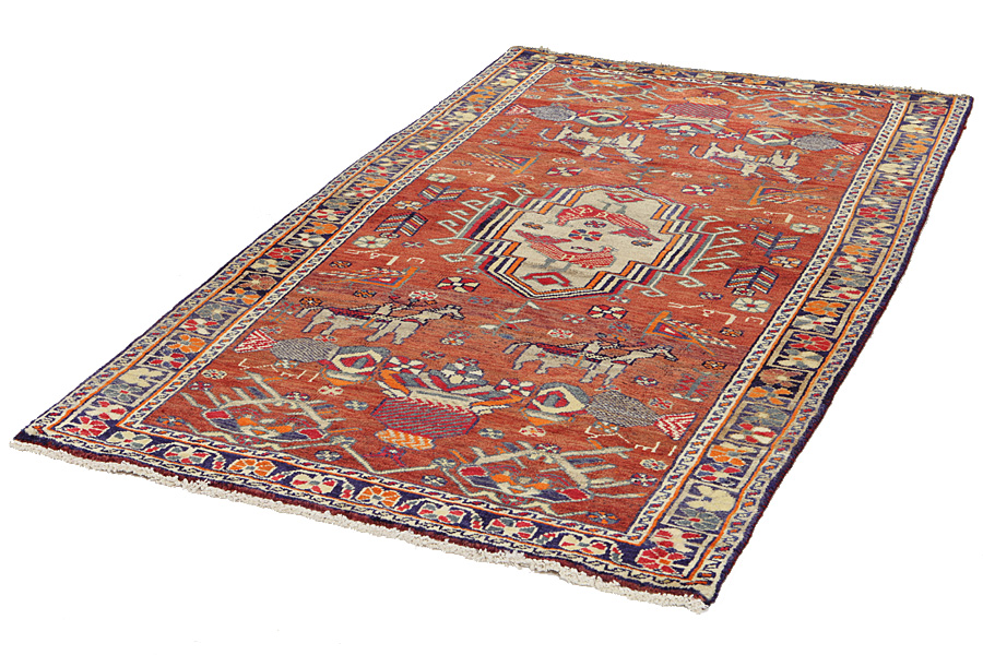 Lori - Gabbeh Tapis Persan 225x129 - Image 2